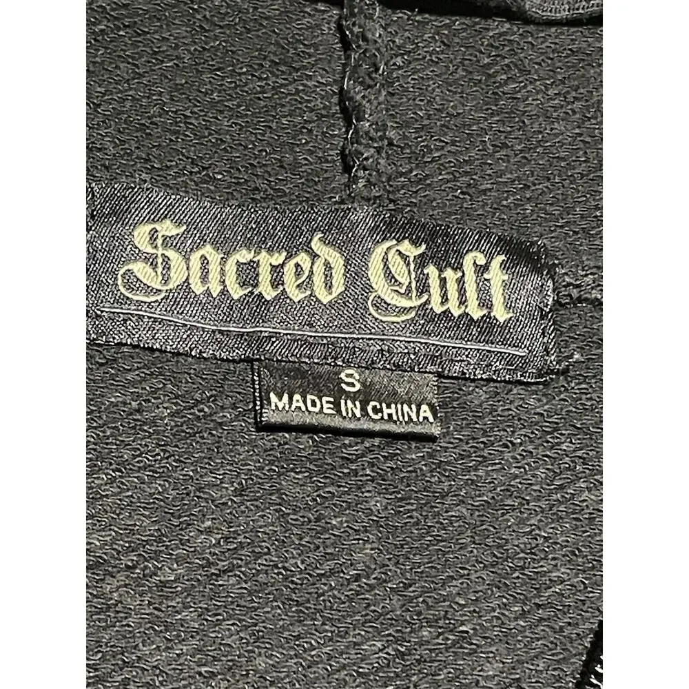 Vintage Y2K Sacred Cult Womens Hoodies Size Small‎ Rhinestones